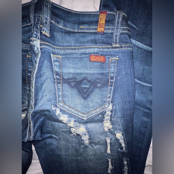 ZD premium Jean women’s with pearls sz 27 / juniors sz 3 - Picture 5 of 7